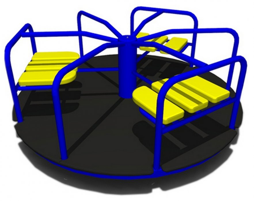 Карусель 6-ми местная КР-02